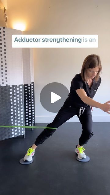 Dr. Danielle Khoury | Pelvic Floor Physical Therapist on Instagram: "Continuing my last post on the importance of adductor strengthening, here are some different exercises all addressing adductor strength in different ways ⬇️ 1️⃣ The pelvic girdle desires✨ balance ✨ of the surrounding muscles so I like to incorporate adductor strengthening with movements that also are strengthening the glutes and lengthening the pelvic floor — aka hip hinging movements. 2️⃣ Increasing load on the adductor improves strength. The Copenhagen plank is a very common exercise seen on social media but is extremely challenging (I personally couldn’t do one comfortably until almost one year postpartum). I love this Copenhagen plank progression shared in the video above, which personally helped my postpartum SPD Hip Adductor Stretches, Adductor Strengthening, Hip Adductor Exercises, Plank Progression, Copenhagen Plank, Adductor Exercises, Adductor Stretch, Exercise Hips, Athletic Therapy