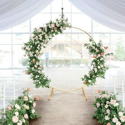 Balloon Arch Frame, Head Table Backdrop, Arch Frame, Metal Wedding Arch, Floral Arch Wedding, Round Backdrop, Round Balloons, Balloon Stands, Venue Decorations