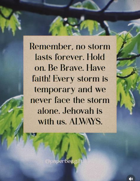 Jehovah Paradise, Jw Quotes, Jw Life, Nice Thoughts, Jehovah Quotes, Card Quotes, Bible Things, Encouraging Thoughts, Motivational Bible Verses