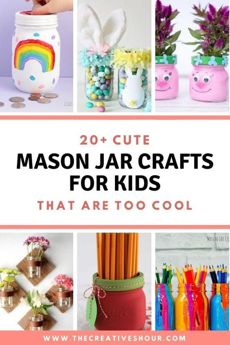 Glass Jar Crafts For Kids, Jelly Jar Crafts, Mason Jar Crafts For Kids, Jar Crafts For Kids, Decorate Glass Jars, Glass Jars Diy, Frozen Crafts, Crafts With Glass Jars, Painting Glass Jars