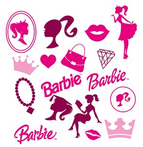 Barbie Logo Png, Barbie Png, Barbie Decorations, Barbie Tattoo, Baby Vector, Barbie Party Decorations, Barbie Theme Party, Free Barbie, Barbie Logo