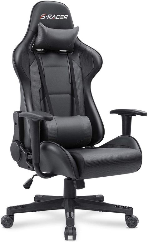 Leather Desk Chair, Office Gaming Chair, Chair Diy, Play Computer Games, Racing Chair, Setup Gaming, Swivel Chair Desk, Chair Office, Leather Desk