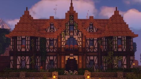 Dawn Winery from Genshin Impact Minecraft Map Genshin In Minecraft, Winery Minecraft Build, Minecraft Genshin Impact Builds, Minecraft Winery House, Genshin Minecraft Builds, Genshin Architecture, Dawn Winery Genshin Impact, Minecraft Map Ideas, Minecraft Wine Cellar