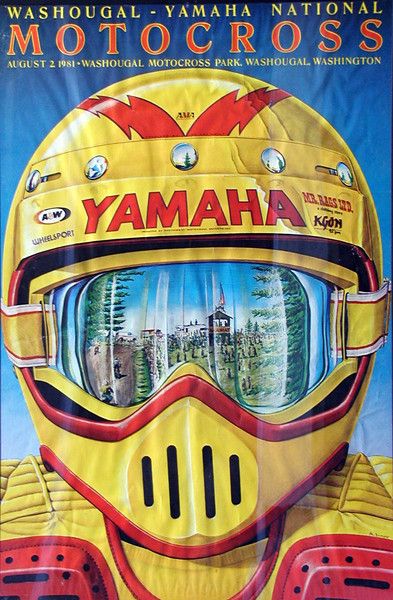 Vintage Puyallup & Washougal Images... - Old School Moto - Motocross Forums / Message Boards - Vital MX Vintage Motorcycle Posters, Vintage Helmet, Very Nice Pic, Motorcycle Shop, Cool Car Drawings, Motorcycle Posters, Vintage Motocross, Racing Helmets, Sports Car Racing