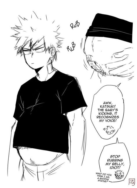 Kiribaku Mpreg, Birth Manga, Pregnant Man, Starco Comic, Anime Pregnant, Mpreg Anime, Fanart Sketch, Bakugou Manga, Cartoon As Anime