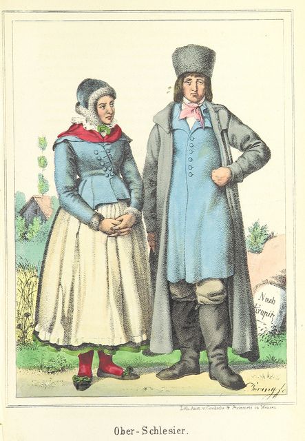 Silesian folk costume Silesian Folk Costume, German Folk, Lower Saxony, Folk Clothing, Saxony, Costume Patterns, British Library, Traditional Fashion, Salzburg