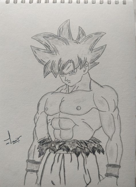 Handmade sketch of goku Goku Sketch Pencil, Goku Easy Drawing, Goku Sketch, Sketch Images, Goku Drawing, Drawing Books, Goku Ultra Instinct, Pencil Sketch Images, Body Sketches