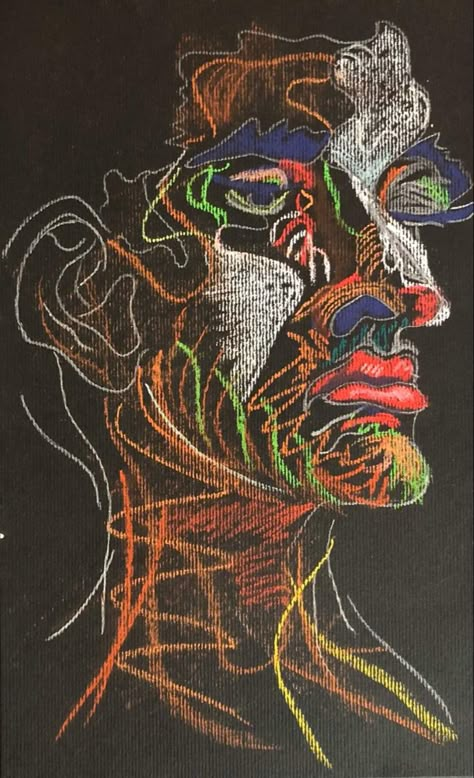 Color Pencil Art Black Paper, Chalk Pencil Art, Drawing With Chalk On Paper, Abstract Chalk Art, Colored Pencil Black Paper, Chalk Art Paper, Acrylic On Black Paper, Oil Pastel Black Paper, Chalk Art On Black Paper