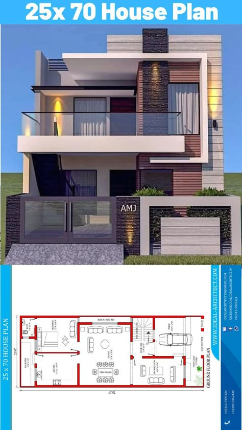 30 60 Feet House Front Elevation, North East House Elevation Design, 35 Feet Front House Design, 30 Feet House Front Elevation, 3d House Plans Exterior, 35×70 House Design, 30 70 Feet House Plan, 25×70 House Plan, 20×70 House Plan