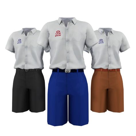 FinJingSims - Male School Uniform - Full Body - Child - The Sims 4 Create a Sim - CurseForge Sims Uniform, The Sims 4 School Uniform, Male School Uniform, Japanese High School Uniform, Male Cheerleaders, Sims 4 Men Clothing, Japanese High School, High School Uniform, Private Schools