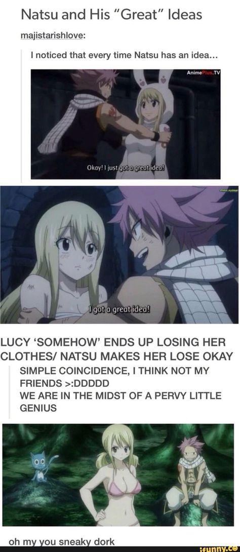 Yaaaaaa but it's NaLu!!!! Laxus Fairy Tail, Fairy Tail Meme, Nalu Fairy Tail, Fairy Tail Funny, Fairy Tail Comics, Fairy Tail Natsu And Lucy, Fairy Tail Love, Natsu X Lucy, Fairy Tail Guild