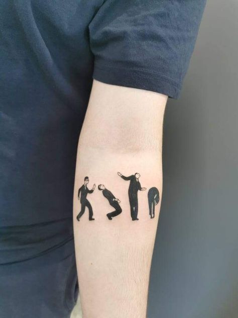 David Byrne Tattoo, Talking Heads Tattoo, Lifetime Tattoo, Needle Phobia, Theatre Tattoo, Awful Tattoos, Lyric Tattoos, Head Tattoo, Spooky Tattoos