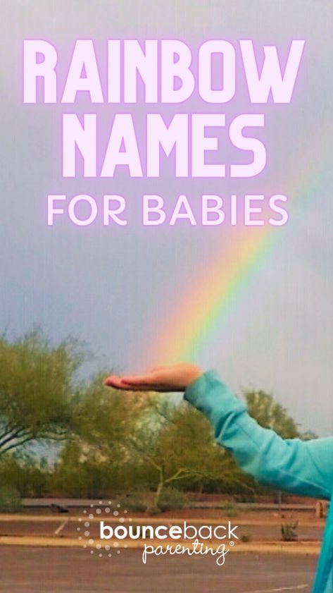 15 bright and colorful rainbow names for parents who want to name their baby after the joy and hope that comes with a rainbow after a storm. Only Child Syndrome, Rainbow Baby Names, Encouraging Phrases, Rainbow Names, Greek Names, Indigenous Americans, Rainbow Brite, A New Beginning, Children Images