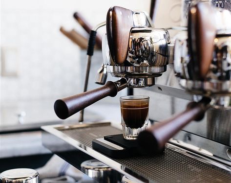 Barista Basics: How to Make an Espresso in 14 Steps - Perfect Daily Grind Coffee Shop Equipment, Espresso Recipes, Coffee Brewing Methods, Opening A Coffee Shop, Espresso At Home, Coffee Geek, Cafe Concept, Ground Coffee Beans, Best Coffee Maker