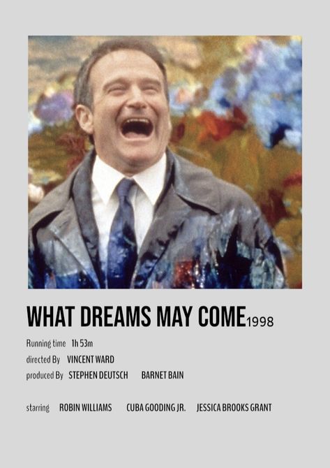 What Dreams May Come Movie, Robin Williams Movies, What Dreams May Come, Robin Williams, Journal Ideas, Movies To Watch, Drama, Film, Movie Posters