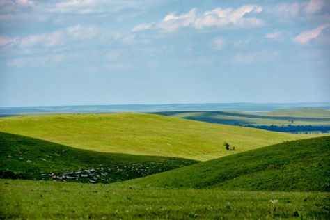 Flint Hills | Kansas Photography, Travel KS Flint Hills Kansas, Sunrise Landscape Photography, Kansas Photography, Kansas Travel, Landscape Reference, Flint Hills, Sunrise Landscape, Field Flowers, Landscape Quilts