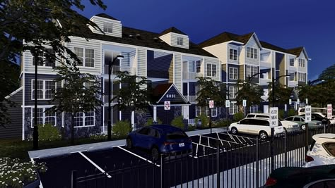 THE ELMS (LUXURY APARTMENTS) Sims 4 Apartment Build Cc, Sims 4 Rental Apartments, Sims 4 Apartment Complex Cc, Sims 4 Apartments Cc, Sims 4 Realistic Apartment, Apartment Complex Bloxburg, Apartment Complex Sims 4, Sims 4 Cc Apartment Building, The Sims 4 Apartment Floor Plans