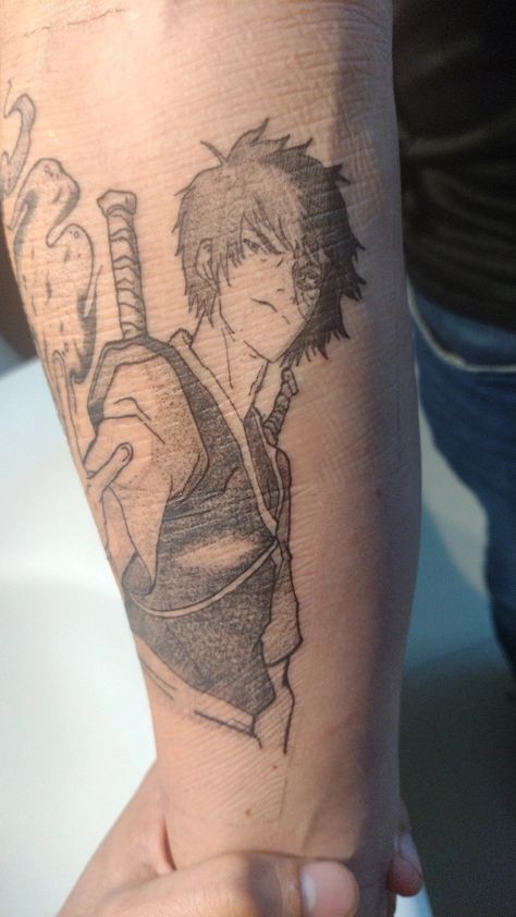 Zuko Tattoo, Zuko Avatar, Dagger Drawing, Avatar Tattoo, Artsy Tattoos, Graffiti Tattoo, Ghost Tattoo, Anime Tattoos, Tattoo Inspo