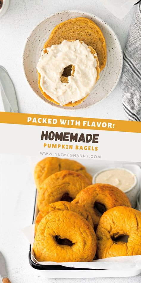 Pumpkin Bagels Recipe Homemade, Greek Yogurt Pumpkin Bagels, Pumpkin Shaped Bagels, Gluten Free Pumpkin Bagels, Pumpkin Bagels Recipe, Homemade Pumpkin Bagels, Pumpkin Protein Bagels, Keto Pumpkin Bagels, Pumpkin Bagel Recipe