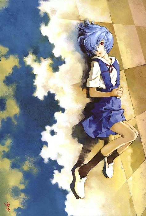 Yoshiyuki Sadamoto, Evangelion Art, Otaku Art, Neon Evangelion, Rei Ayanami, Japanese Characters, Manga Artist, Genesis Evangelion, Neon Genesis