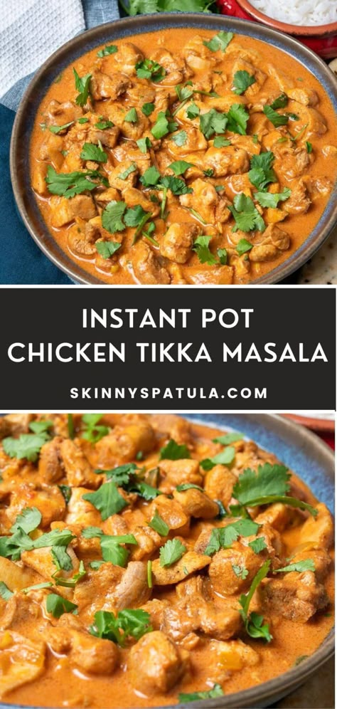 Instant Pot Recipes Indian, Instant Pot Easy Chicken Recipes, Instant Pot Supper, Instapot Chicken And Veggies, Dinner Recipes Pressure Cooker, Chicken Instant Pot Recipes Simple, Quick Pressure Cooker Meals, Chicken Tikka Masala Recipes Easy, Tikki Masala Recipe