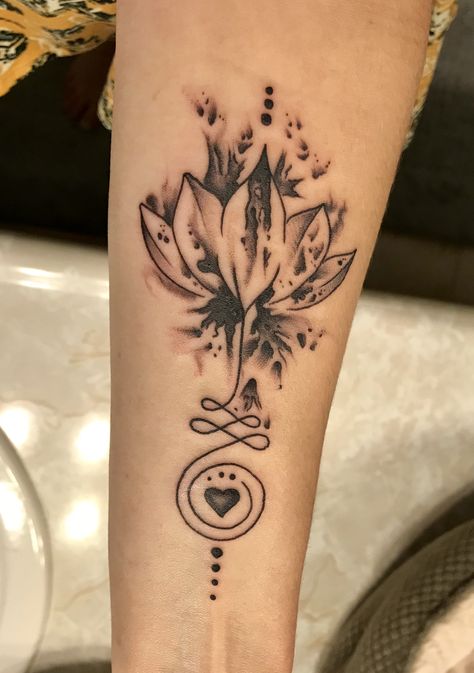 Lotus flower infertility tattoo, infertility awareness, trust your journey #tattoo   #infertility #infertilitytattoo #lotustattoo Infertile Tattoos, Infertile Tattoo, Fertility Tattoos For Women, Ivf Tattoos For Women, Theigh Tattoos, Fertility Tattoo, Struggle Tattoo, Thigh Tats, Journey Tattoo