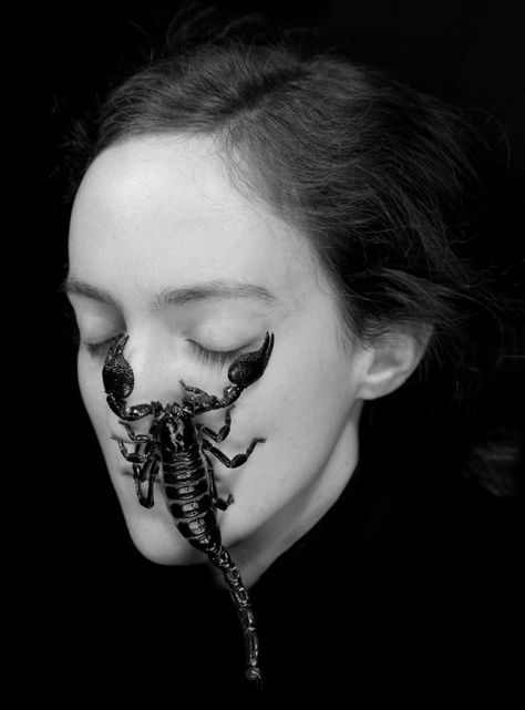 Portrait Challenge, Rabastan Lestrange, Penny Dreadful, Surrealism Photography, Photography Awards, Pics Art, White Photography, Behind Ear Tattoo, Scorpion