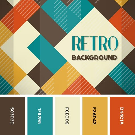 31 Retro Color Palettes for Throwback Designs - Color Meanings Retro Color Scheme Vintage, Retro Color Palate, Fun Color Pallets, Comic Color Palette, Retro Illustration Color Palette, Color Palette Retro, Retro Color Palette 1980s, 90s Color Palette, Retro Color Palette 1970s