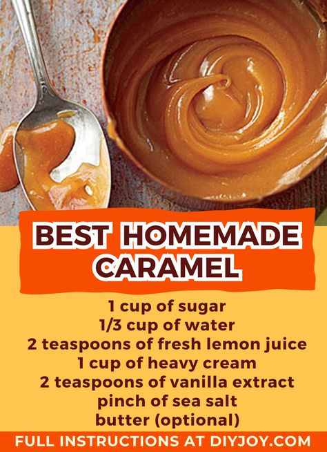 It's super easy to make homemade caramel. Perfect for your desserts this fall. Carmel Apple Sauce Recipes, How To Make Homemade Caramel, Homade Caramel, Homemade Caramel For Apples, Homemade Caramel Recipe, Homemade Caramel Candy, Homemade Caramel Recipes, Making Caramel, Diy Caramel