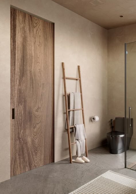 Yucca Valley House :: Behance Wabi Sabi Door, Wabi Sabi Bathroom, Wabi Sabi Bedroom, Wabi Sabi House, Wabi Sabi Interior Design, Valley House, Concrete Effect Paint, Wabi Sabi Interior, Casa Cook