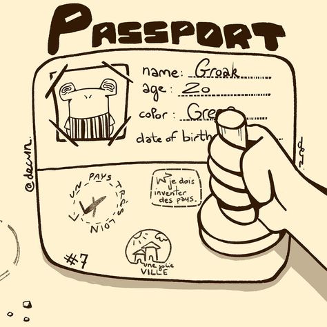 Inktober day #7 Passeport/Passport • • • • • • • #project #arttrend #digitalart #digital #digitalartrend #digitalarttrend #trend #illustration #draw #drawing #procreate #digitaldrawing #decyn #inktober #inktober2024 Passport Drawing, Passport Illustration, Trend Illustration, Inktober 2024, Drawing Procreate, Art Trends, 2d Art, Day 7, Draw Drawing