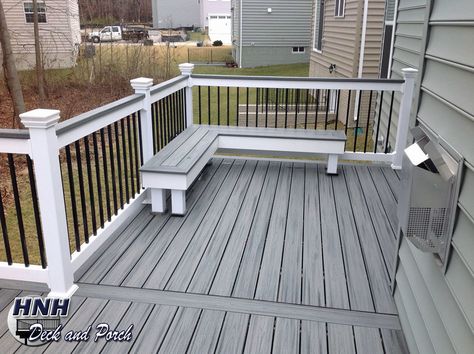 Deck Extras Gallery - HNH Deck and Porch, LLC 443-324-5217 Deck Remodel, Pool Deck Plans, Deck Planters, Deck Seating, Deck Makeover, Deck Colors, Patio Deck Designs, Deck Paint, Deck Designs Backyard