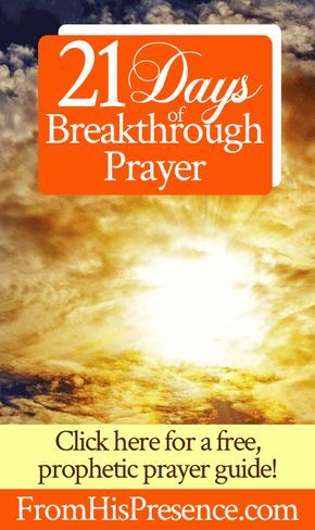 Welcome to 21 Days of Breakthrough Prayer! This simple series will provide you with Scriptures to pray into for 21 days, asking the Lord for your breakthrough. This will be a very simple series; I won’t be expounding on each Scripture very much, except through a bullet-point list to share some prayer pointers. I also … 21 Days Of Prayer And Fasting, Breakthrough Prayers, Prayer Routine, Scriptures To Pray, 21 Day Fast, 21 Days Of Prayer, Sample Prayer, Midnight Prayer, Psalm 119 11