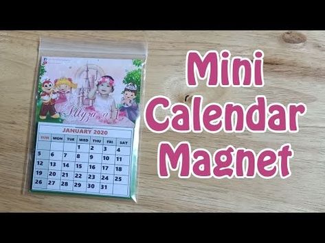 (86) Magnetic Mini Calendar DIY Souvenir - YouTube Calendar Magnets Diy, Cricut Tags, Diy Souvenirs, How To Make Magnets, Small Calendar, Diy Magnets, Business Calendar, Mini Tv, Diy Hair Accessories Ribbon