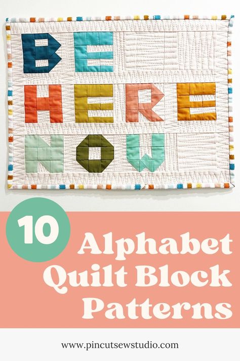 Alphabet Quilt Block Patterns, Quilting Letters Pattern, Quilt Alphabet Letters, Quilt Letters Pattern Free, Quilt Block Letters, Quilt Block Letters Free Pattern, Quilted Alphabet Letters Free Pattern, Letter Quilt Block Patterns Free, Paper Pieced Alphabet Free Printable