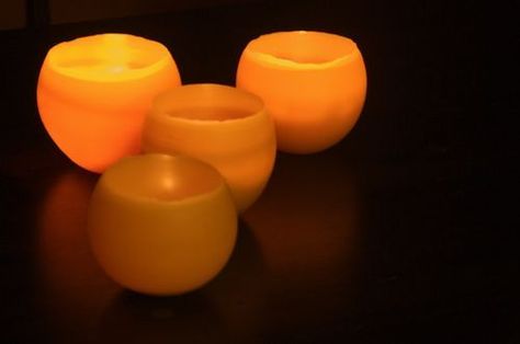 How to make beeswax luminaries Beeswax Luminaries, Beeswax Recipes, Candle Luminaries, Waldorf Crafts, Bee Stuff, Beeswax Candle, Natural Parenting, Heck Yeah, Water Balloons