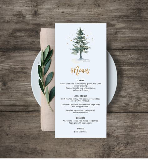 Excited to share the latest addition to my #etsy shop: Christmas Menu, Printable Christmas Menu, Holiday Menu Card, Editable Template, Christmas Pine Tree, CHR01 https://etsy.me/3pOIMYX #christmas #christmasmenu #printablemenu #menutemplate #christmasprintable #christm Xmas Dinner Menu, Christmas Menu Template, Christmas Pine Tree, Menu Printable, Xmas Dinner, Printable Menu, Template Christmas, Holiday Menus, Junk Mail