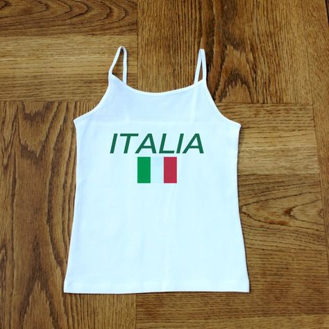 Y2K Italy Italia Tank Top , Camisole Y2K Summer Cropped Top, Football Flag , 2000s Aesthetic, Soccer Shirt, Italia Tshirt, Gift For Her Aesthetic Soccer, Football Flag, Aesthetic Football, Italy Soccer, Italy Shirt, Cool Girl Outfits, Baby Crop Top, 2000s Aesthetic, Soccer Shirt