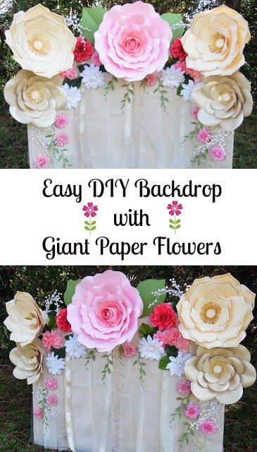 How-to-make-a-paper-flower-backdrop Backdrop Inspiration, Simple Paper Flower, Giant Paper Flowers Diy, Giant Paper Flowers Template, Paper Flowers Diy Easy, Flower Backdrop Wedding, Diy Paper Flowers, Paper Flower Patterns, Flower Wall Wedding