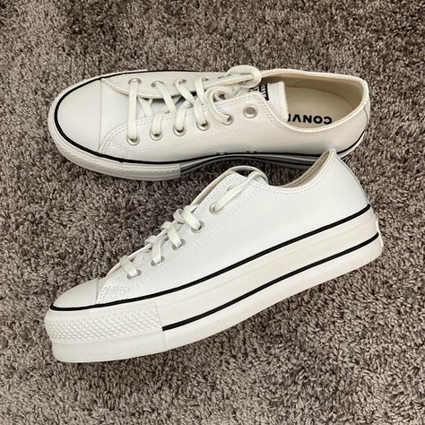 White low top converse