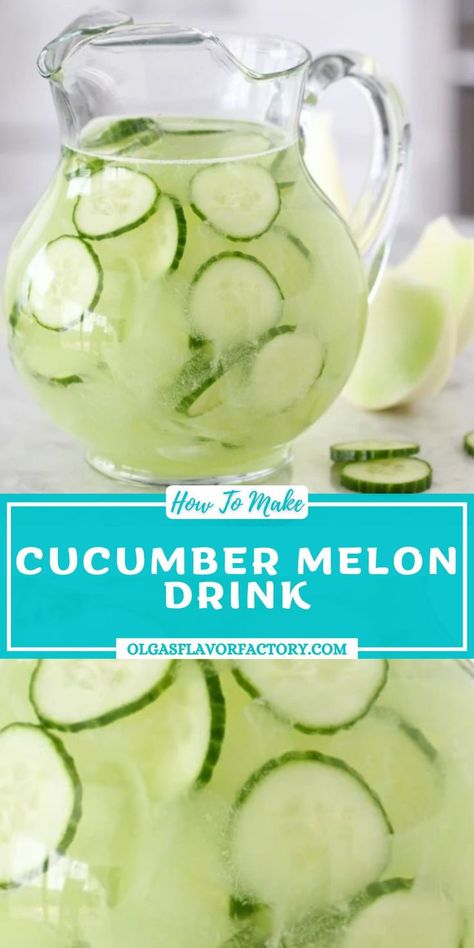 Cucumber Iced Tea, Cucumber Melon Drink, Cucumber Drink Recipes, Honeydew Drink, Melon Drink, Cucumber Tea, Cucumber Drink, Jokes Dirty, Agua Fresca Recipe