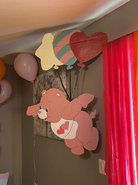 Care Bears Bulletin Board, Care Bears Party, African Art Projects, Ra Themes, College Bulletin Boards, Care Bear Party, Ra Ideas, Bear Theme, Bear Decor