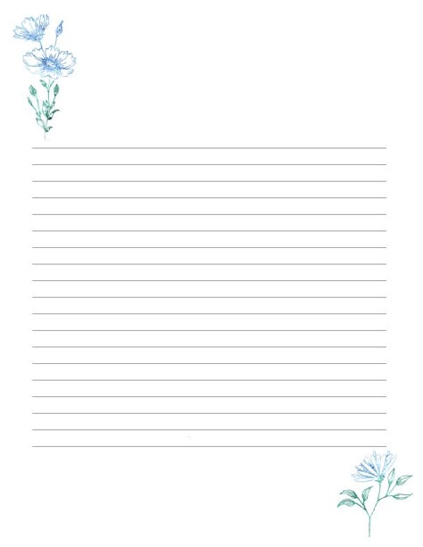 File Paper Design, A4 Paper Design, Lined Paper Aesthetic, Letter Paper Design, Handwriting Paper Printable, Letter Writing Paper Printable, Business Letter Format, Free Paper Printables, Writing Paper Template