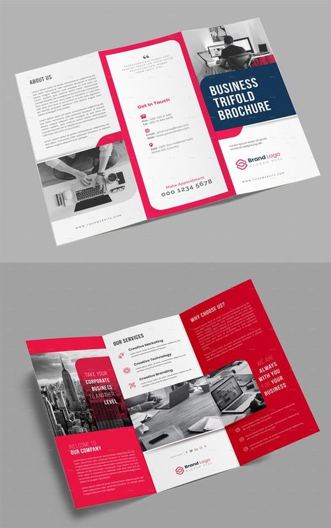 Business Tri-fold Brochure Template AI, EPS 3 Fold Flyer Design, Threefold Brochure Design, Trifold Brochure Design Layout Creative, 3 Fold Brochure Design, Tri Fold Brochure Design, Event Brochure, Graphic Design Portfolio Examples, Brochure Design Layouts, Rack Cards Design