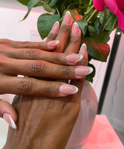 Russian Manicure Long Nails, Russian French Manicure, Baby French Nails, Manicure French Tip, Gel Extension Nails, Russian Nails, Russian Manicure, French Tip Design, Minx Nails