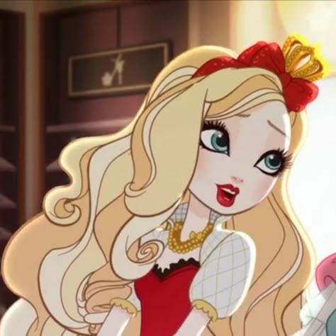 Apple From Ever After High, Apple Ever After High, Apple White Fanart, Apple White Aesthetic, Ever After High Pfp, Apple White Icon, Ever After High Characters, Apple White Ever After High, Ever After High Icons