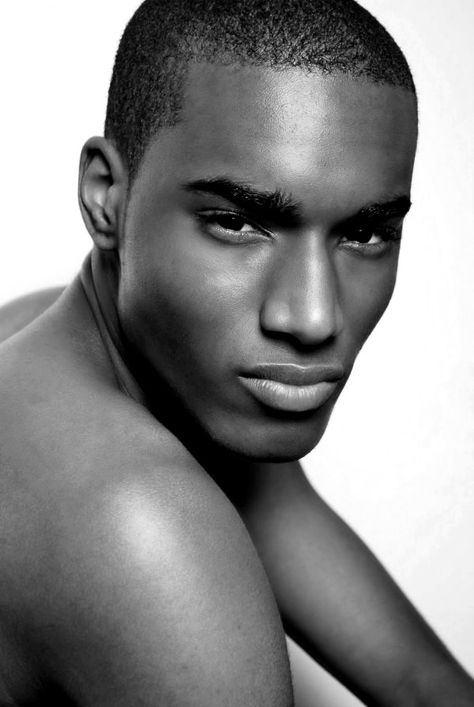 Corey Baptiste, male model www.hottrotter.com Men's Makeup, Corrective Makeup, Top Male Models, Black Male Models, Natural Man, Male Makeup, Makeup Artistry, Glamour Makeup, Male Grooming