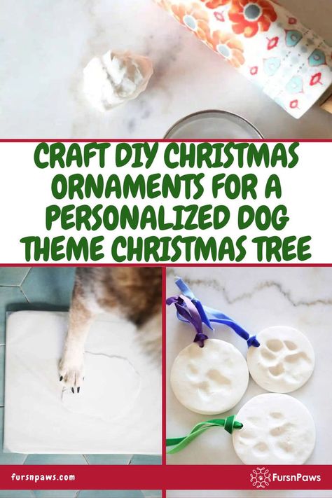 Dog Themed Christmas Tree Decor Ideas Christmas Dog Activities, Diy Dog Ornaments Holidays, Christmas Crafts For Dogs, Dog Themed Christmas Tree, Theme Christmas Tree Ideas, Themed Christmas Decorations, Theme Christmas Tree, Christmas Tree Dog, Dog Tree