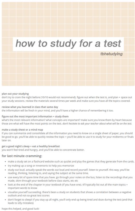 Study Ratios, Rare Study Tips, Study For A Test, Studie Hacks, Romanticising School, Studying Tips, Exam Study Tips, Study Tips For Students, High School Life Hacks