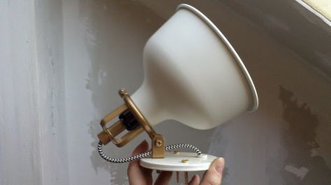 Ikea Clip On Light, Ranarp Ikea, Ikea Ranarp, Ikea Wall Lamp, Ikea Wall, Staircase Wall, The Staircase, Diy Ikea Hacks, Attic Remodel